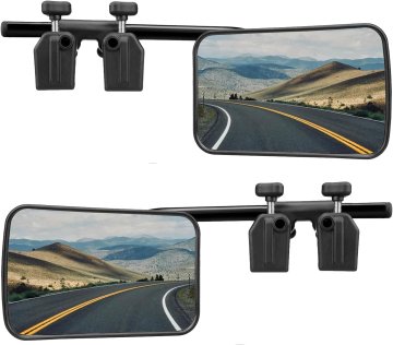 Nikcorp Retrovizori za kamp prikolicu, set 2 komada, univerzalni dodatni retrovizori s rotacijom 360°, ABS kućište, montaža bez alata