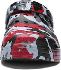 Nikcorp Dječje natikače zatvorene od pjene Milazzo, crvene vrtne klompe s protukliznim potplatom, lagane i udobne, 29-30 EU