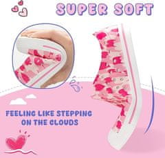 Nikcorp Cipele za vodu dječje, zatvorene papuče od EVA gume, protuklizne i brzosušeće, ljetna obuća za plažu, ružičaste, 23 EU