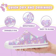 Nikcorp Cipele za vodu za djecu, sandale za plažu i bazen od EVA pjene, brzosušeće, protuklizne, ružičaste, veličina 34