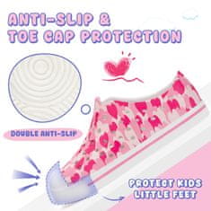 Nikcorp Cipele za vodu za djecu, sandale od EVA pjene za bazen i plažu, brzosušeće, protuklizne, ružičaste, veličina 32