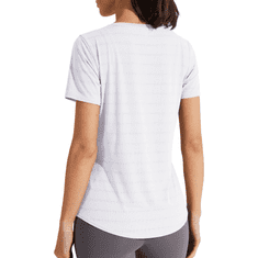 Nikcorp Ženska majica za jogu i trening, sportska majica kratkih rukava, brzosušeća i prozračna, bijela boja, veličina XS