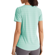 Nikcorp Ženska sportska majica za jogu i fitness, kratki rukav, brzosušeći materijal, prozračna, okrugli izrez, zelena, veličina S