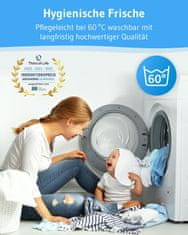 Nikcorp Ergonomski ortopedski jastuk 40x80 cm, podesiva visina, antialergijski s eko punjenjem, periv, bijeli, za sve položaje spavanja