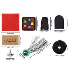 Nikcorp Gonggi korejska igra spretnosti, set od 8 kockica za koordinaciju i razvoj vještina, inspiriran serijom Squid Game