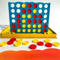 Nikcorp Logička igra 4 u nizu, magnetska putna igra za automobil, edukativna dječja igra za razvoj strategije, 40 elemenata