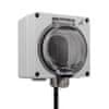 Elektro-Plast Hidroizolirana nadzidna utičnica AQUA66 Schuko 2P+Z GHNS IP66
