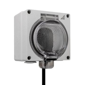 Elektro-Plast Hidroizolirana nadzidna utičnica AQUA66 Schuko 2P+Z GHNS IP66