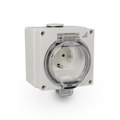 Elektro-Plast Hidroizolirana nadzidna utičnica AQUA66 Schuko 2P+Z GHNS IP66
