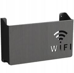 Zidni nosač za router wifi switch, polica, crna
