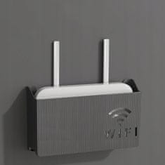 Zidni nosač za router wifi switch, polica, crna