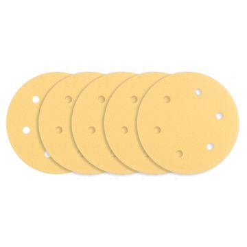 Brusni papir s čičkom 225 mm, K120, 5 kom., sa 6 rupa za brusilice 59G264, 59G265