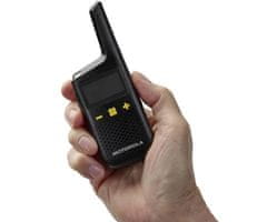 Motorola XT185 walkie-talkie set, 2-KIT, PMR446, do 8 km, IP54, crni + pribor