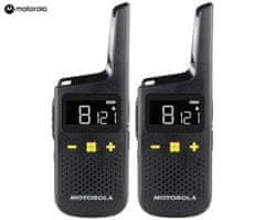 Motorola XT185 walkie-talkie set, 2-KIT, PMR446, do 8 km, IP54, crni + pribor