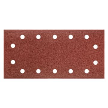 Brusni papir s čičkom 115 x 230 mm, K80, 5 kom., s rupama