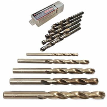 FORSAGE SET BUŠILA 10 KOMADA SVRDILA ZA METAL 6 mm HSS