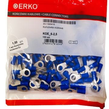 Haberkorn Izolirani prstenasti priključak KOE 2,5 mm M6 100 kom