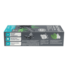 BIOMED Pasta za zube BIOMED CHARCOAL za izbjeljivanje s aktivnim ugljenom, bez fluora, 100 g