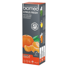 BIOMED Pasta za zube Biomed Citrus Fresh, osvježavajuća citrusna, bez fluora, 100 g