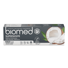 BIOMED Pasta za zube BIOMED SUPERWHITE za izbjeljivanje s kokosom bez fluora 100 g