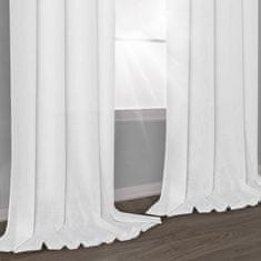 Nikcorp Lanene zavjese poluprozirne za dnevni boravak i kuhinju, bijela boja, 140x138 cm, 2 komada, rustikalni boho stil