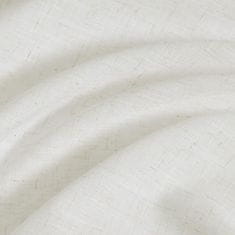 Nikcorp Lanene zavjese poluprozirne za dnevni boravak, set 2 komada, krem bijele, boho rustikalni stil, 225x140 cm, Joywell