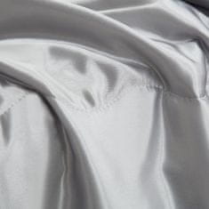 Nikcorp Satenska deka i prekrivač za krevet ili sofu, 220x240 cm, luksuzna sjajna siva tkanina, OEKO-TEX certifikat, mekana i prozračna