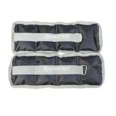 Master Utezi za fitness za zapešća i gležnjeve 2 x 1 kg - Oxford