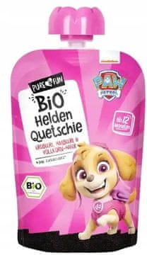 JO! Pire od jagoda i malina sa zobenim pahuljicama ORGANSKI 100g Paw Patrol - Skye HEJO