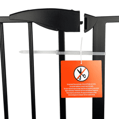 Severno Sigurnosna ograda za stepenice i vrata, crna