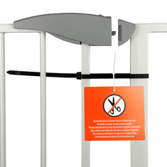 Severno Sigurnosna ograda za stepenice i vrata, bijela