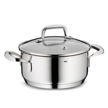 Kela Lonac s poklopcem KL-10171 Casserole with lid, stainless steel 18/10 FLAVORIA 16 cm