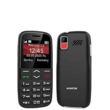 Aligator Mobilni telefon A770 Senior Black
