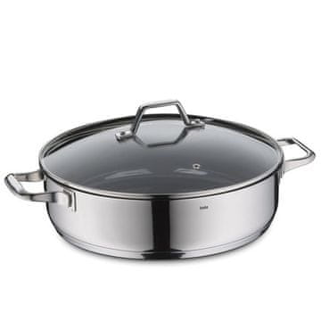 Kela Tava KL-11587 serving bowl with lid Lucca stainless steel 32x9 cm 6l