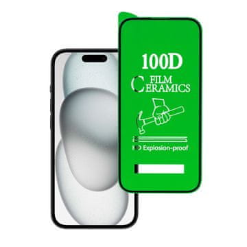 MG Ceramic zaštitna folija na iPhone 15 Plus, crno