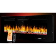 BOT Pametni Električni Kamin Tuya ES1 Crni Mali Crni