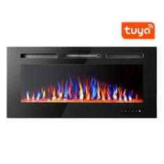 BOT Pametni Električni Kamin Tuya ES1 Crni Mali Crni