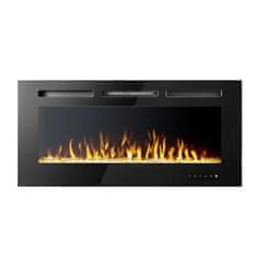 BOT Pametni Električni Kamin Tuya ES1 Crni Mali Crni