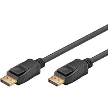 Goobay DisplayPort (M) na DisplayPort (M) 8K/60Hz 3m pozlaćeni crni kabel