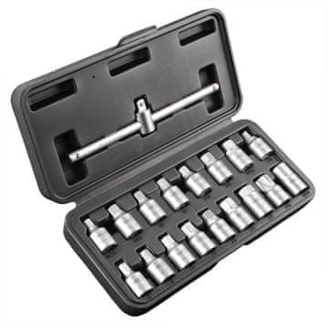 Ključevi za ispuštanje ulja 3/8", set od 18 komada