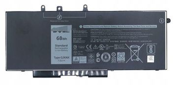 DELL Baterija za prijenosno računalo - 1 x 4-ćelijska, GJKNX