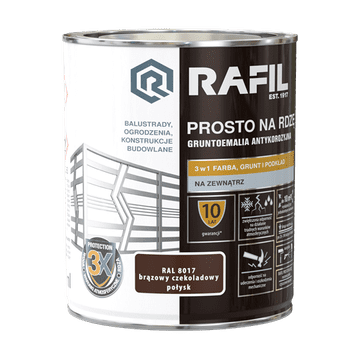 Śnieżka RAFIL Ravna do hrđavo čokoladno smeđa sjajna RAL8017 0,75l