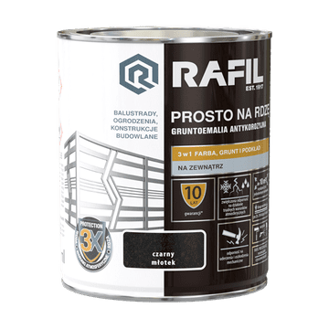 Śnieżka RAFIL Crni čekić za čišćenje od hrđe 0,75 l