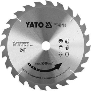 YATO Tarcza widiowa do drewna 305x24tx30mm yt-60782 yato