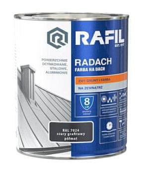 RAFIL Radach krovna boja grafitno siva polumat 0,75 l