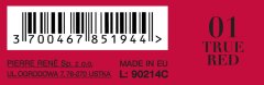 Pierre rene cover matte tekuća matna pomada za usne 08 01 true red 5 ml