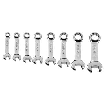 Kombinirani ključevi 8-19 mm (kratki), set od 8 komada
