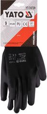 YATO Rukavice radne najlonske crne 9 YT-74729 YATO