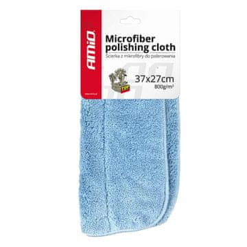AMIO Krpa za poliranje automobila od mikrovlakana 37x27 cm 800g/m2 -01620