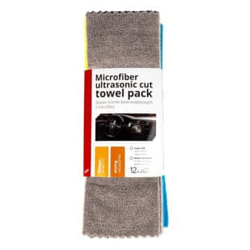 AMIO Set krpa od mikrovlakana, mekani ručnici, 12 kom., 35x35 cm, 250 g, -03971